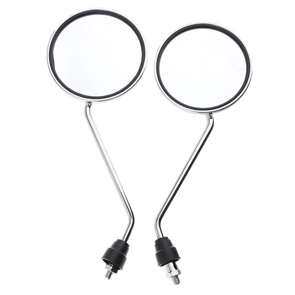 2pcs 290mm L rearview mirror rearview mirrors for scooters chrome-plated