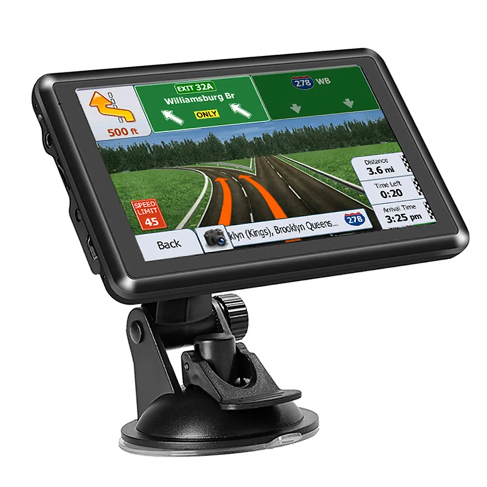 5 inch Touchscreen Car Truck GPS Navigation System GPS Satellite Navigator, 8G &128 MB