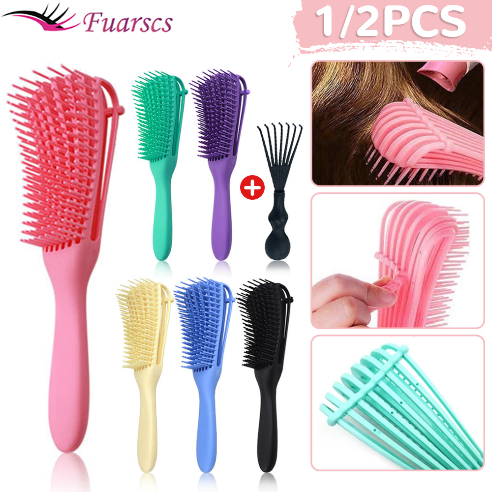 Best of Hair Brush Detangling Brush Scalp Massage Hair Comb Adjust Octopus Curly Comb Women Detangle Hairbrush For Salon Hairdressing Reviews & Tips