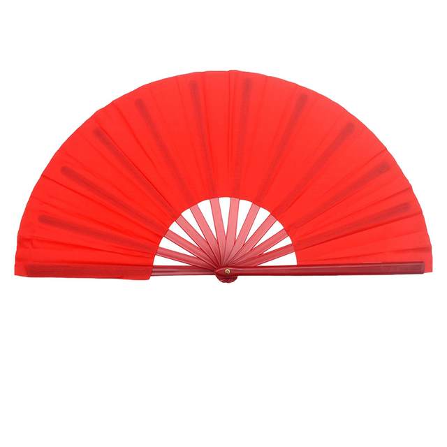 Ventaglio Pieghevole Cinese In Nylon - Per Tai Chi, Danza E Decorazione, Nero - Foto 6