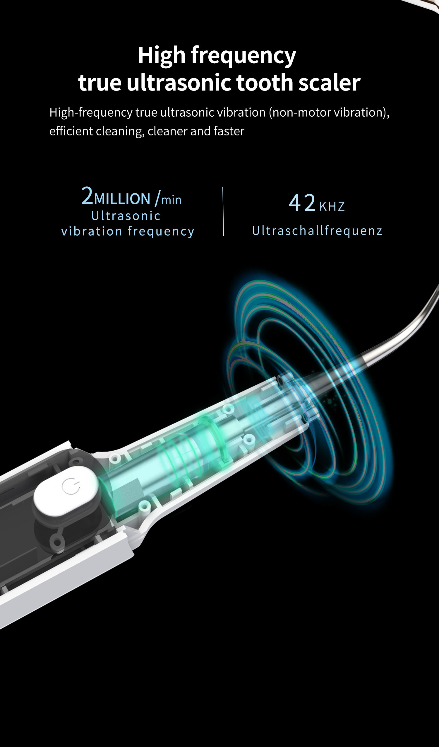 Title 11, Electric Sonic Dental Calculus Scaler Oral Teet...