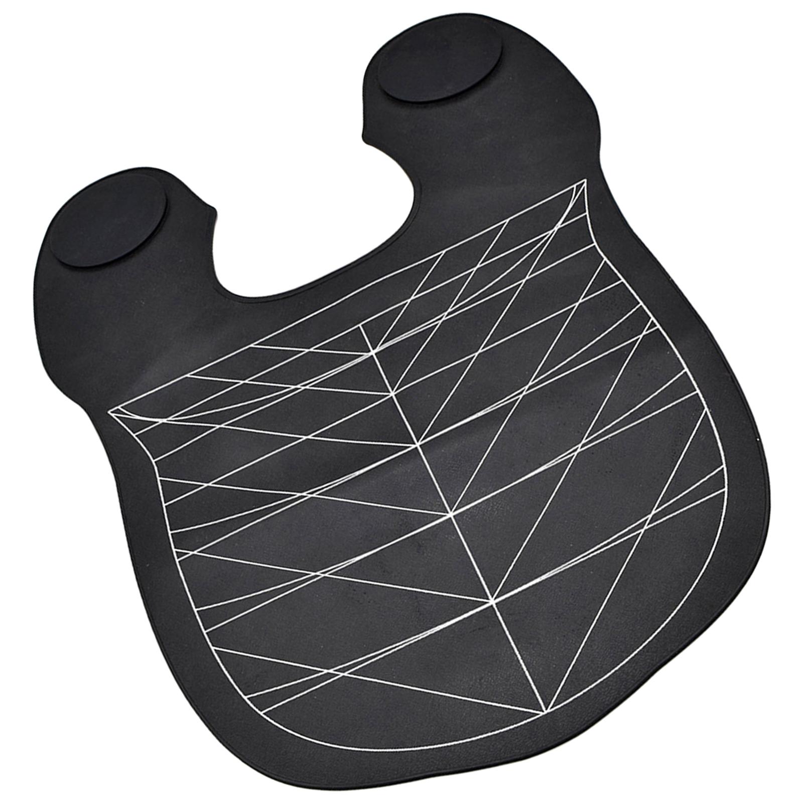 Salon Barber Cape Barbershop Washable Home Cutting Collar Neck Guard Black