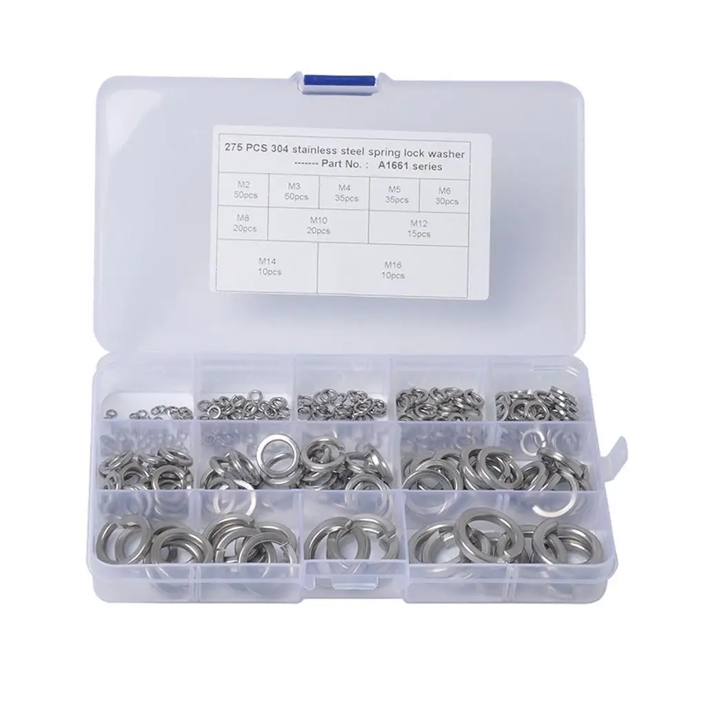 SPRING COIL WASHERS A2 MARINE GRADE STAINLE STEEL, LOCK, SPIRAL