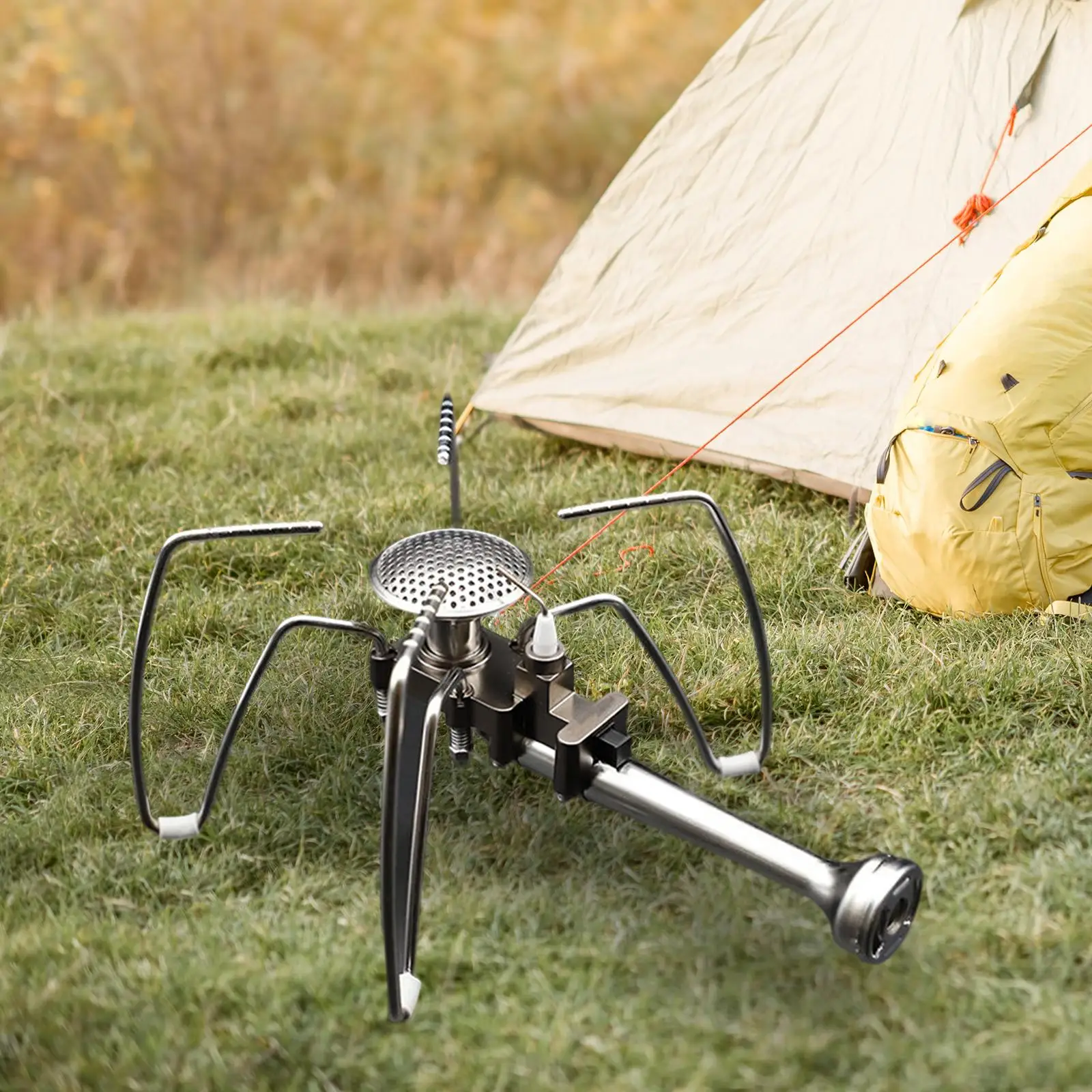 Folding Camping Stove Portable Camp Stove Head Convenient Aluminum Alloy Spider