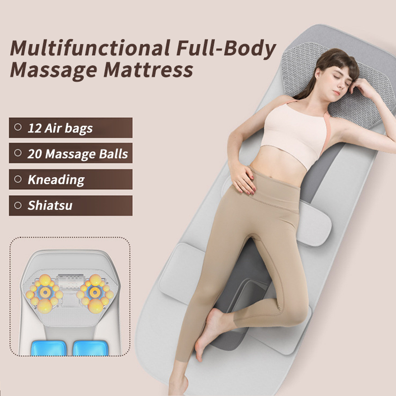 Best of Jinkairui Airbag Heated Neck Massager Full Body Massage Mat Mattress Traction Lumbar Vibration With Remote Controller Reviews & Tips