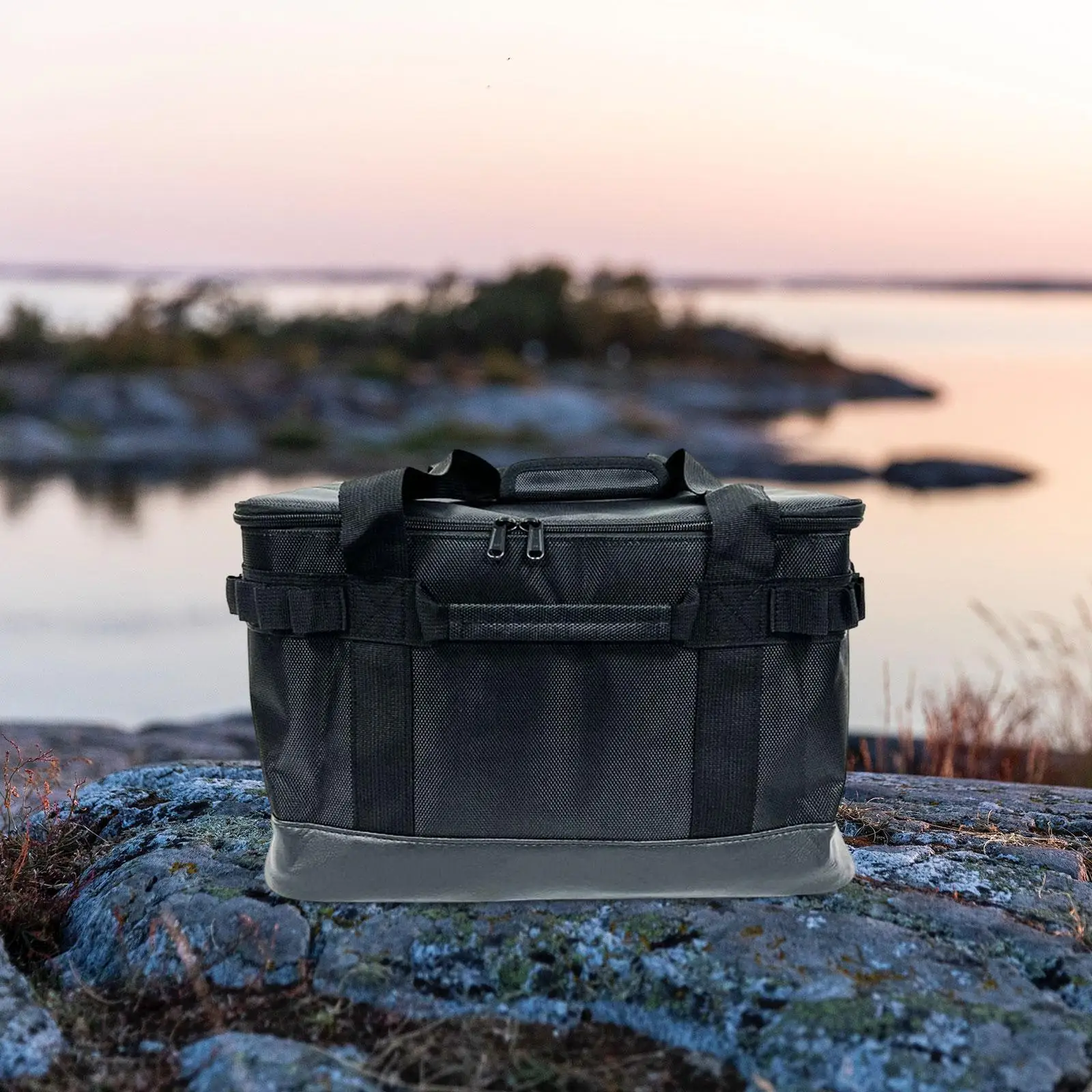 Multifunctional Camping Tool Storage Bag Foldable Waterproof Reusable Picnic Basket Shoulder Bag Camping Case Package for Home