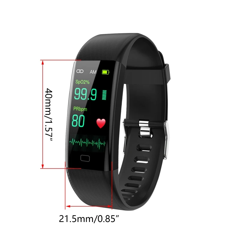 F07t Smart Bracelet Wristband Fitness Tracker Wrist Band Health Tracker with Heart Rate Blood Pressure Monitor for Adult