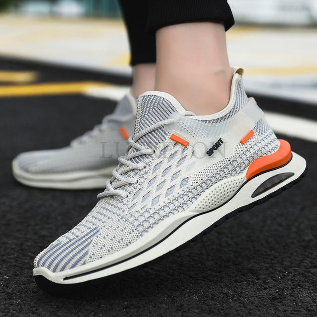 2023 Men Running Shoes Breathable Outdoor Sports Shoes Lightweight Sneakers  for Women Comfortable Athletic Training Footwear