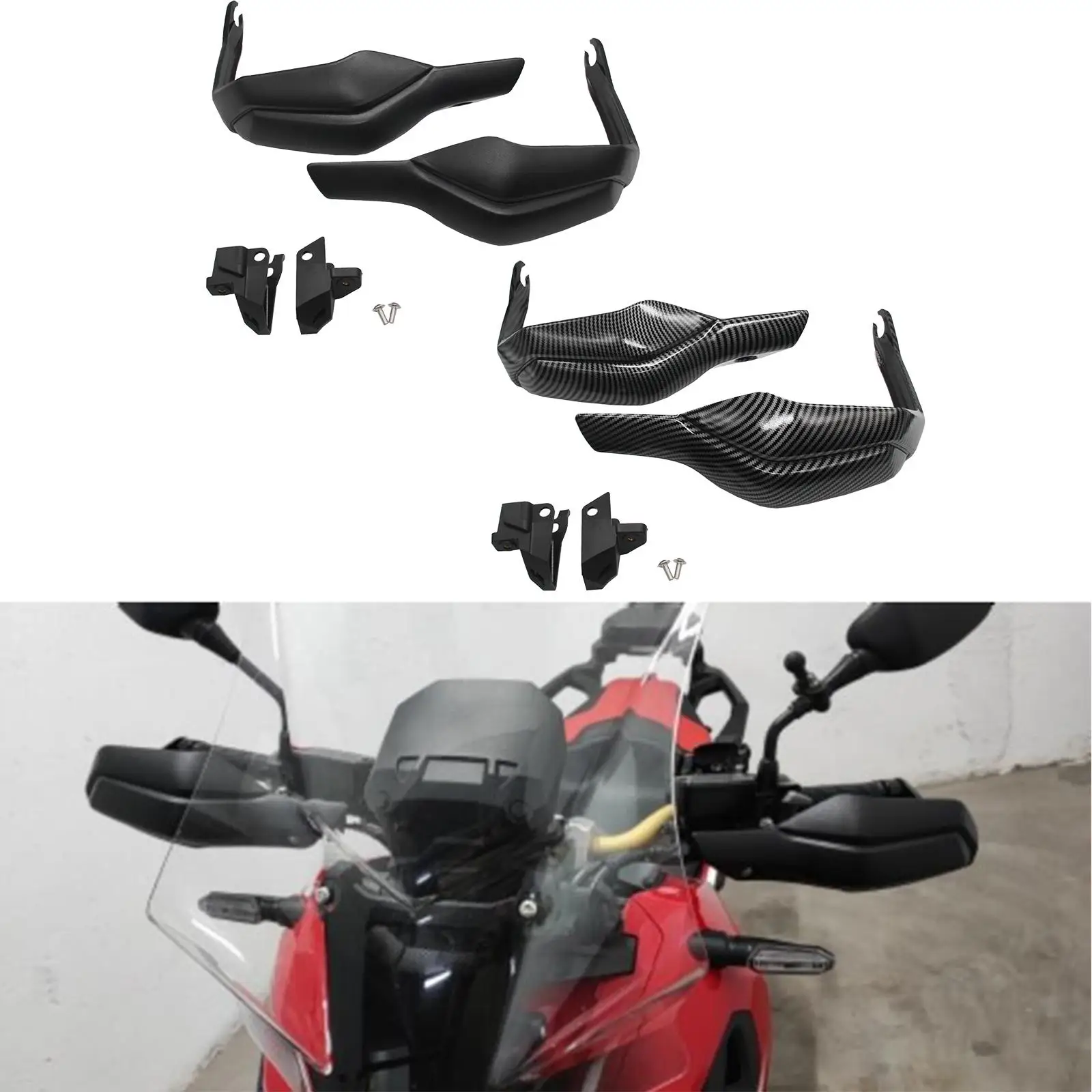 Motorcycle Hand Guards Handle Protector Motorcycle Accessories Handlebar Handguard for 750 750 Black