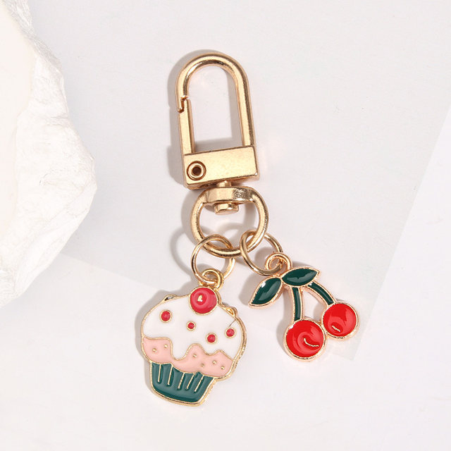 Kate spade sale cherry keychain