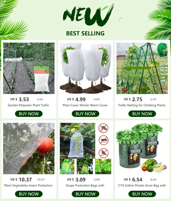 Acheter Filet en treillis pour plantes de jardin, Support en Polyester  robuste pour plantes grimpantes, accessoires de filet de jardin  hydroponique multi-usage
