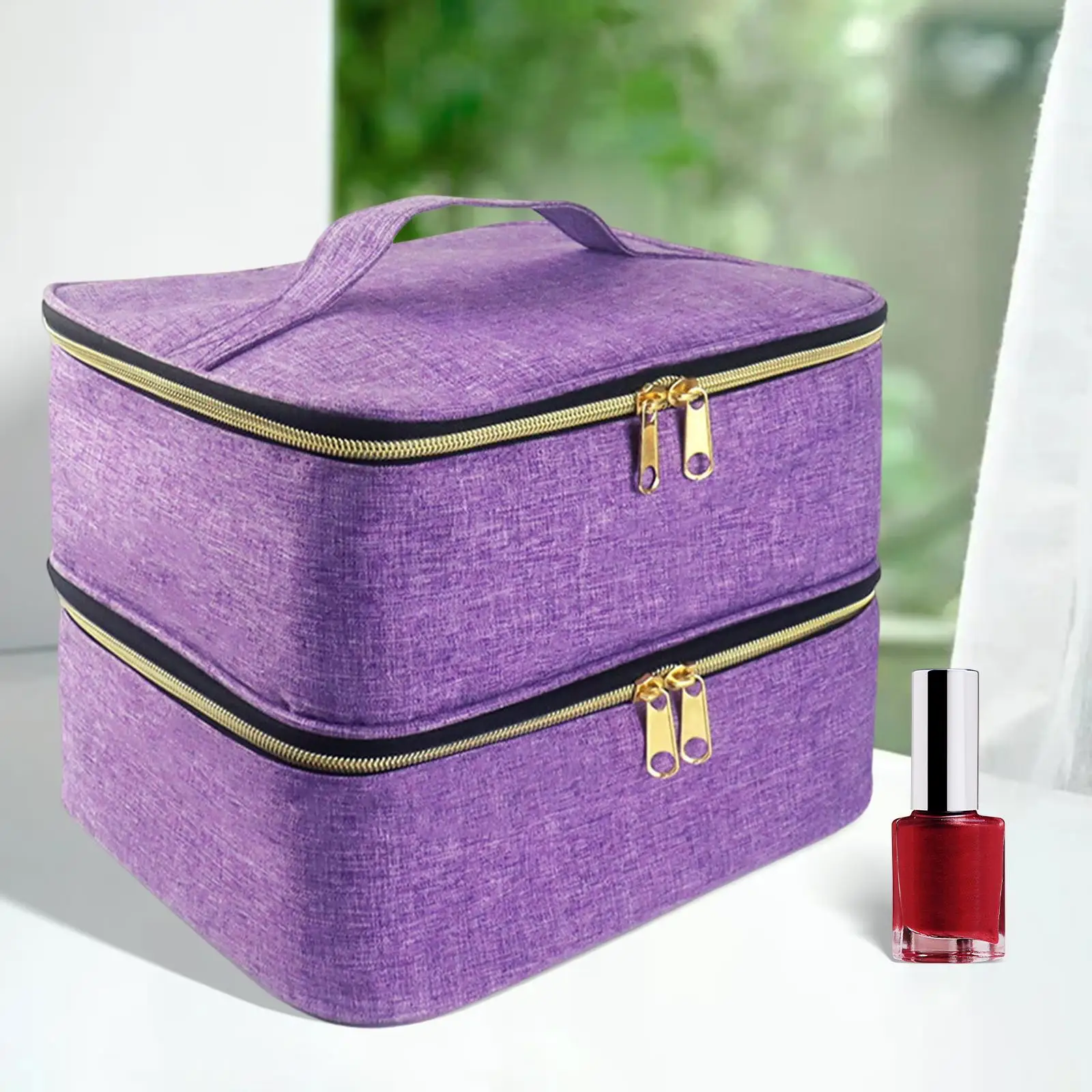 Nail Polish Carrying Case Bag Container Nail Polish Storage for Cosmetic