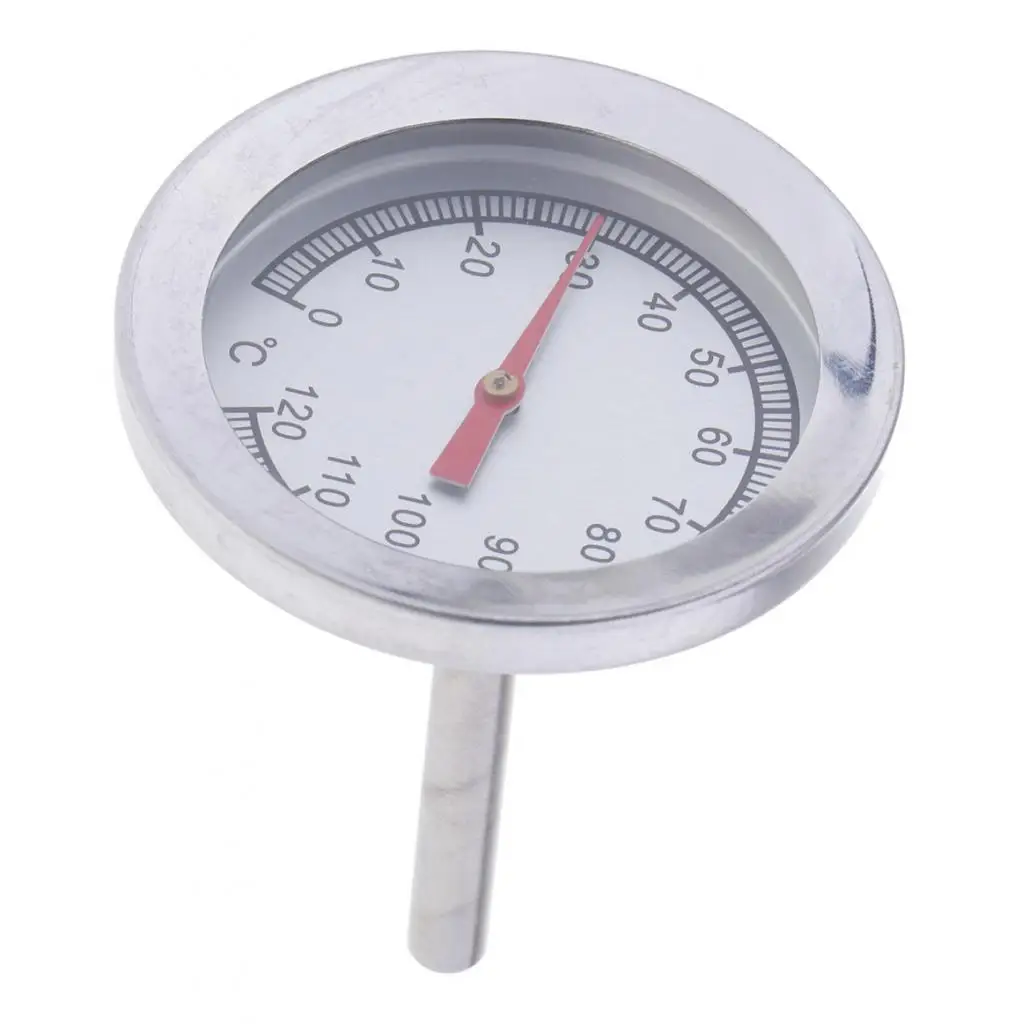 2`` Grill Temperature Gauge Pit Stainless BBQ Thermometer Meat Cooking Lamb