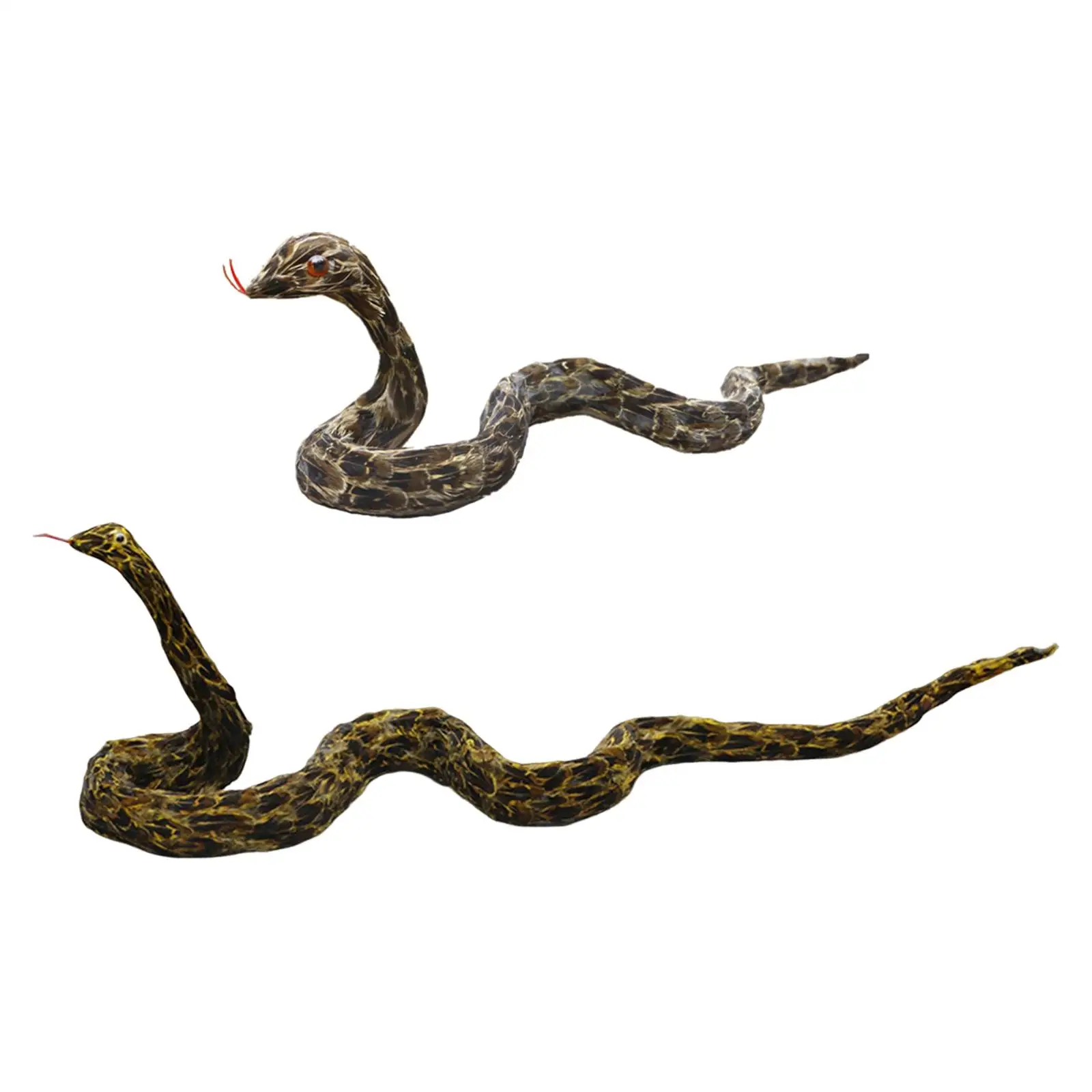 High Simulation Snake Model Toy Party Scary Creepy Snake Toy Tabletop Decors