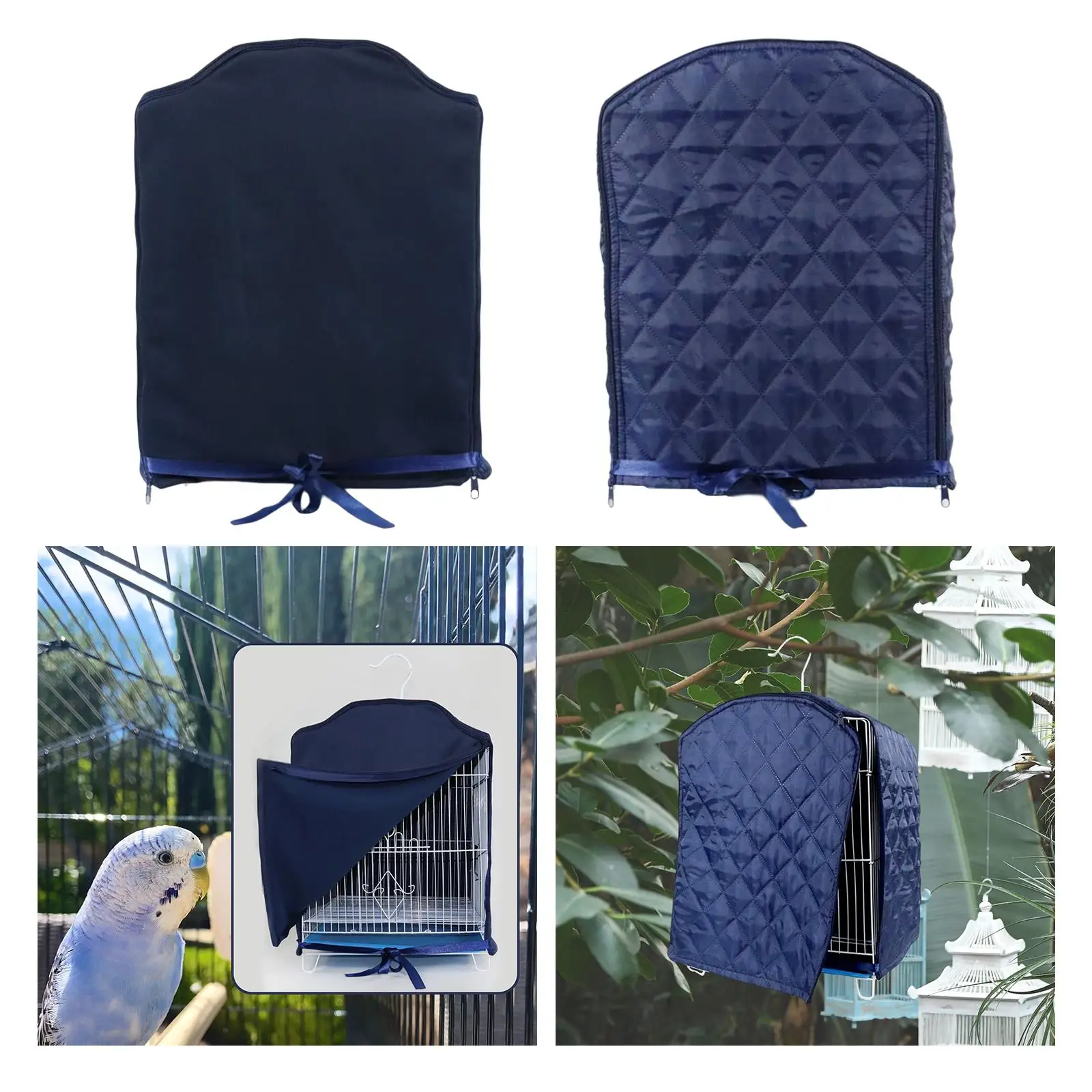 Birdcage Cover Protector Supplies Universal Warm Durable Blackout Cover for Pet Cage