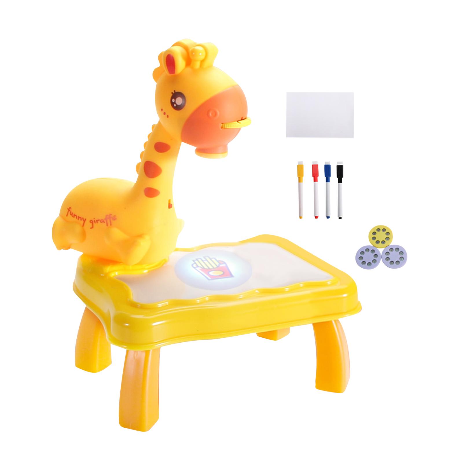 Smart Projector Sketch Desk Detachable Multifunction Creative Erasable Doodle Board for Painting Preschool Activity Birthday