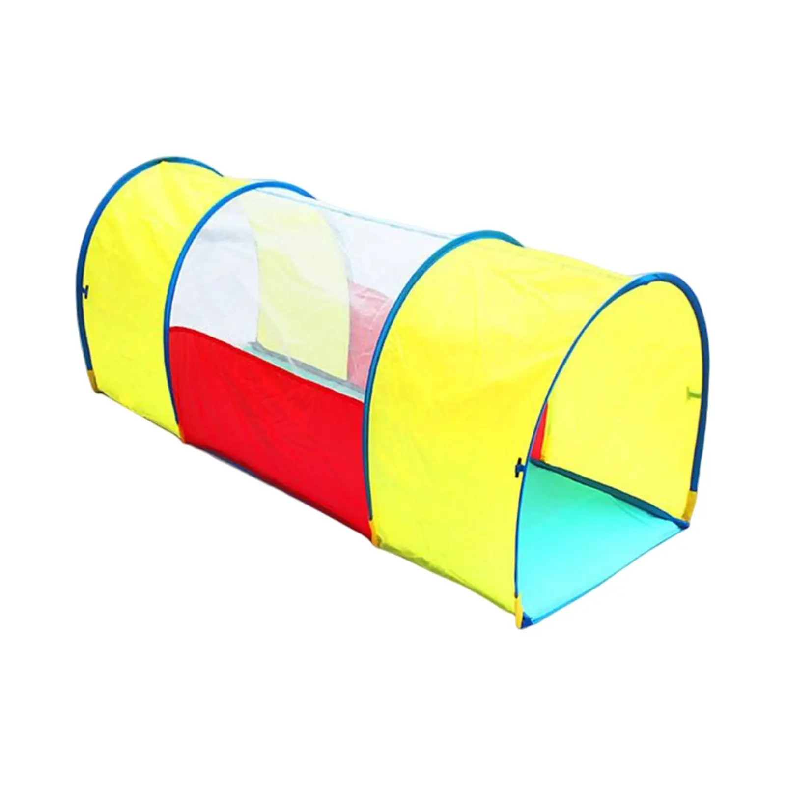Kids Play Tunnel Tent Arch Tunnel Indoor Outdoor Game Climbing Toy Collapsible Tunnel Backyard Playset for Boys Toddlers Infants