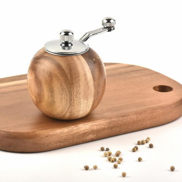 Wood Manual Coffee Grinder Kitchen Tool Portable Hand Coffee Grinder for Spice Seasoning Pepper Salt Outdoor Camping Travel
