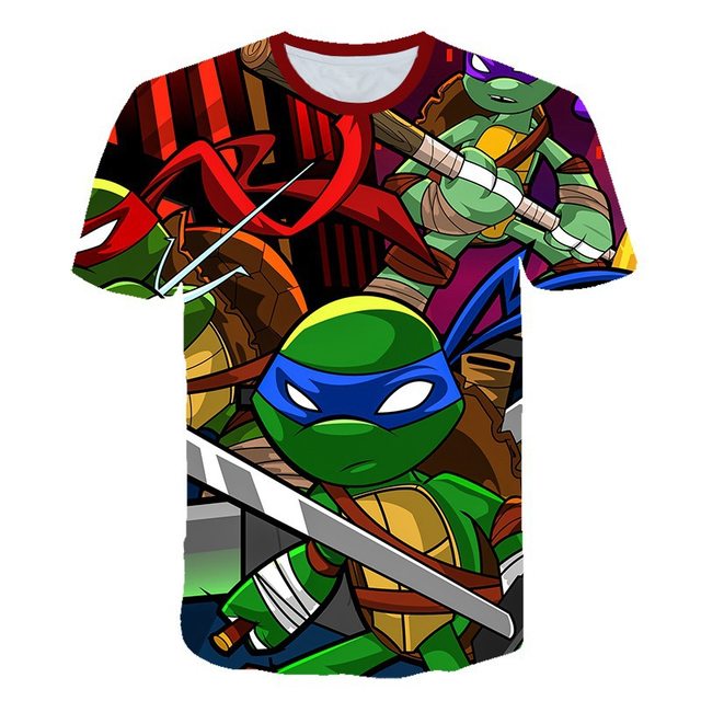 Teenage Mutant Ninja Turtles T Shirt Men Women Clothes Fashion Harajuku Tee  Summer 3D Print Adult T-shirt Streetwear Tops Gift - AliExpress