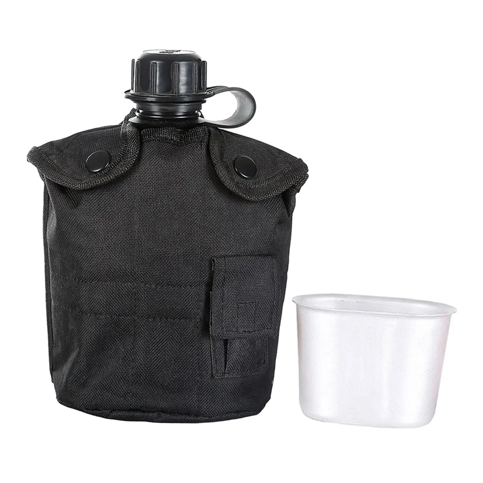 Portable Water Drinkware Kettle Bag with Bottle Pouch Outdoor Bottle for Hiking Climbing Fishing Traveling Outdoor Activities