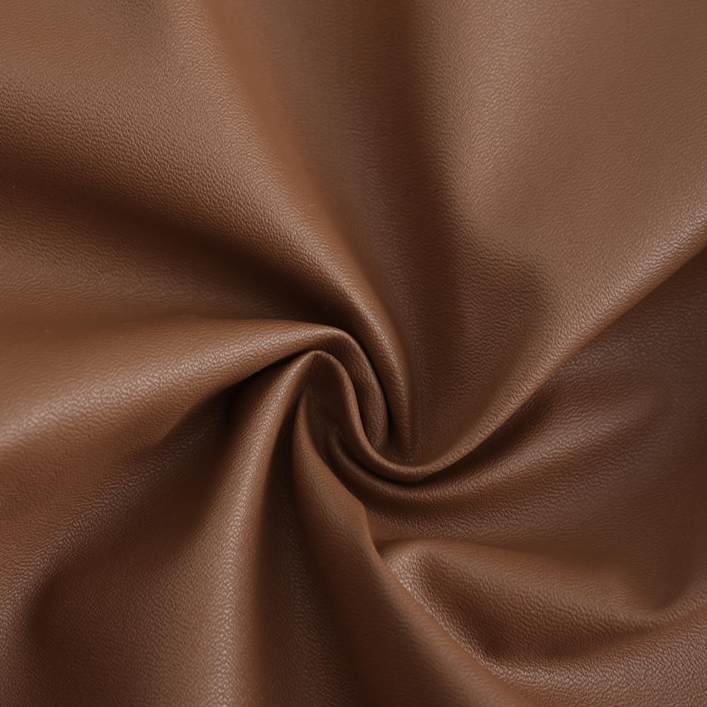 Description Picture 6 of itemMen Slim Fit Coat Stylish Men's Faux Leather Trench Coat Windproof Streetwear with Turn-down Collar Slim Fit Long Sleeve Design