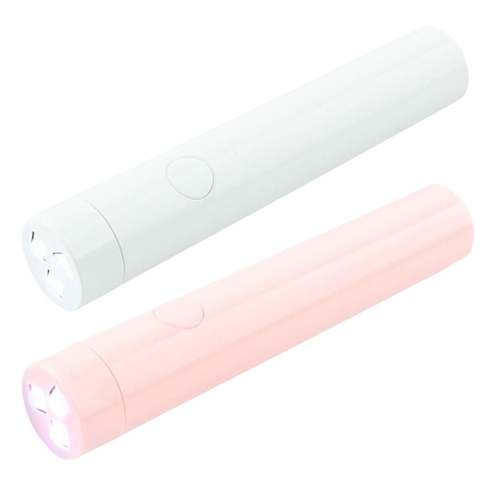 *Mini UV Gel Nail Polish Lamp Torch USB Charging Compact Design Portable Easy to Carry Quick Drying for Nail Phototherapy 6W