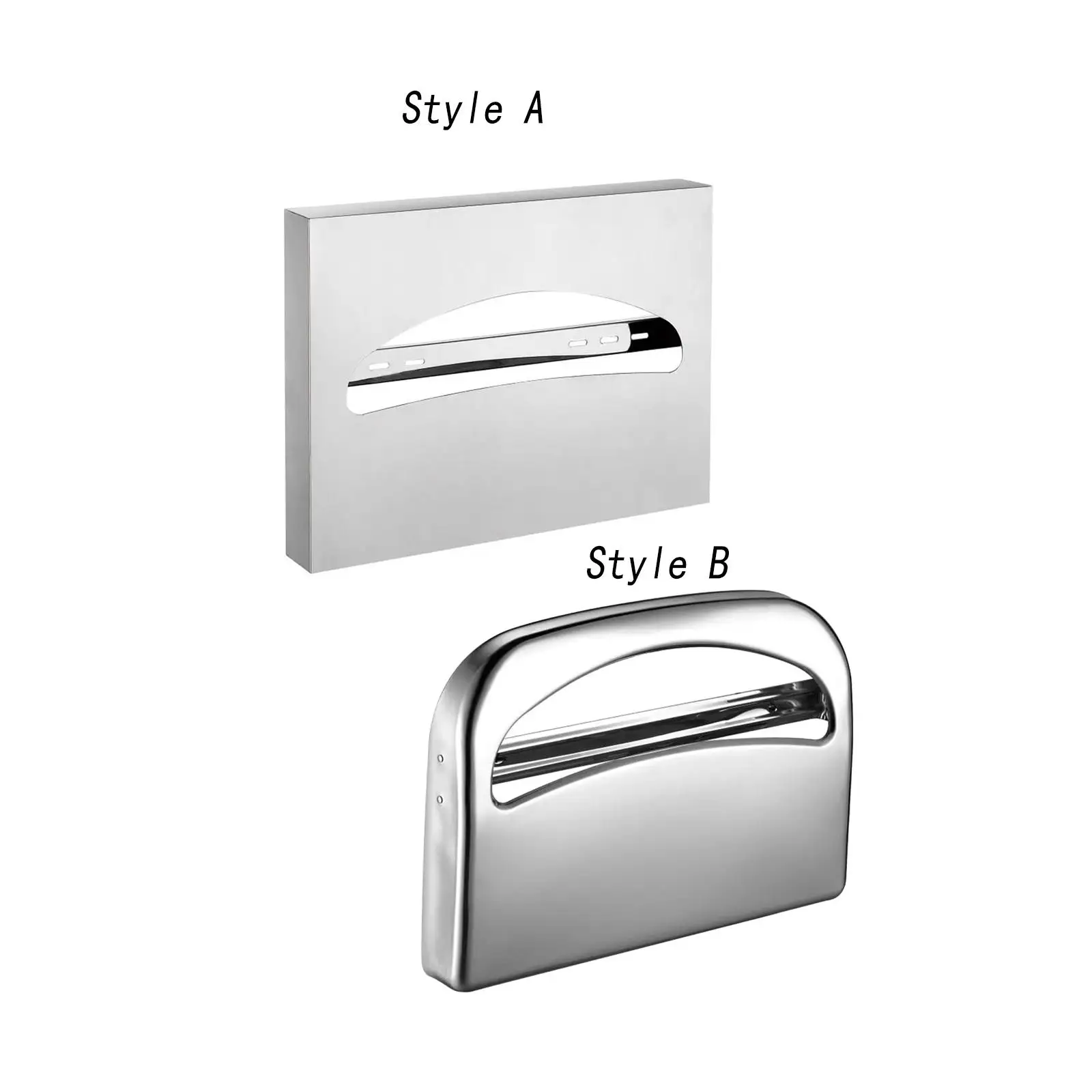 Toilet Seat Covers Dispenser Lightweight Holder Heavy Duty Stainless Steel Toilet Seat Cover Holder for Bathroom Restaurants