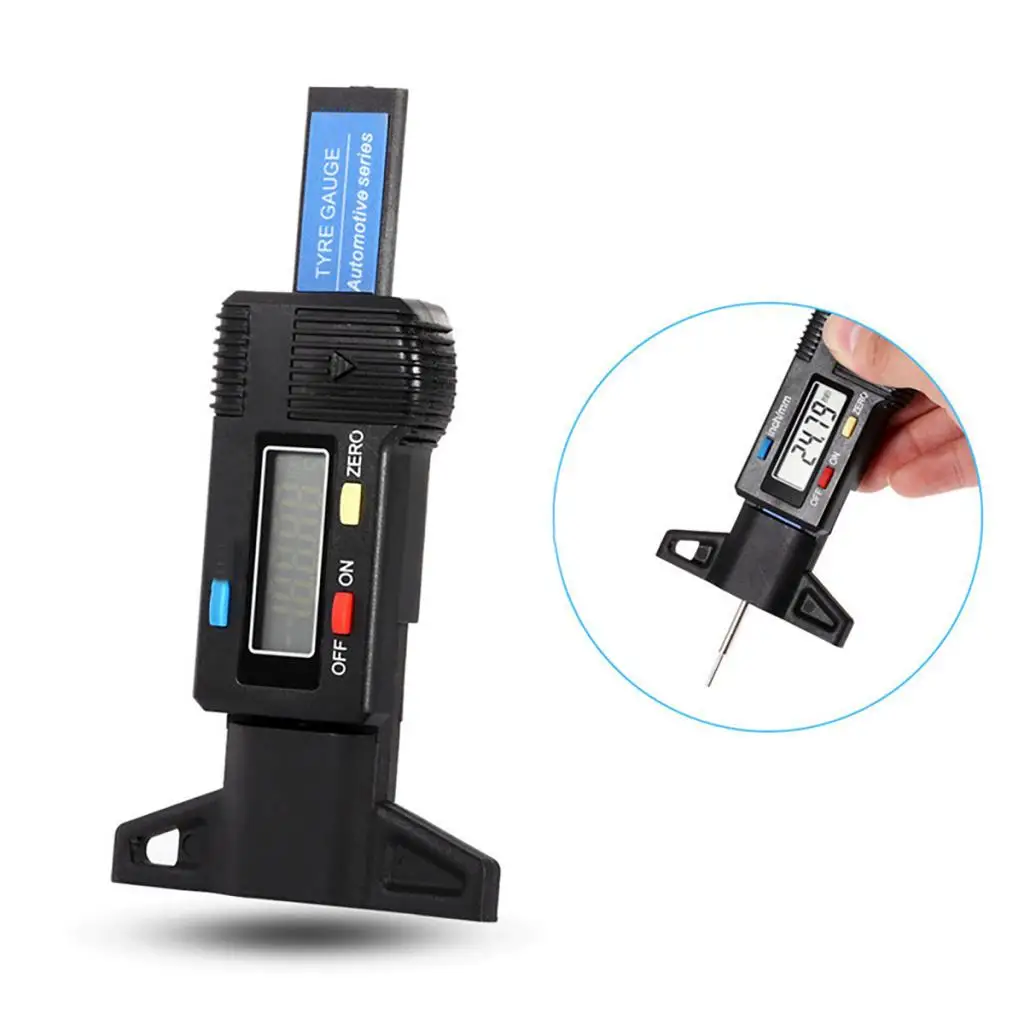 Trucks Electronic Tire Tread Depth Gauge  Thickness Tester   System