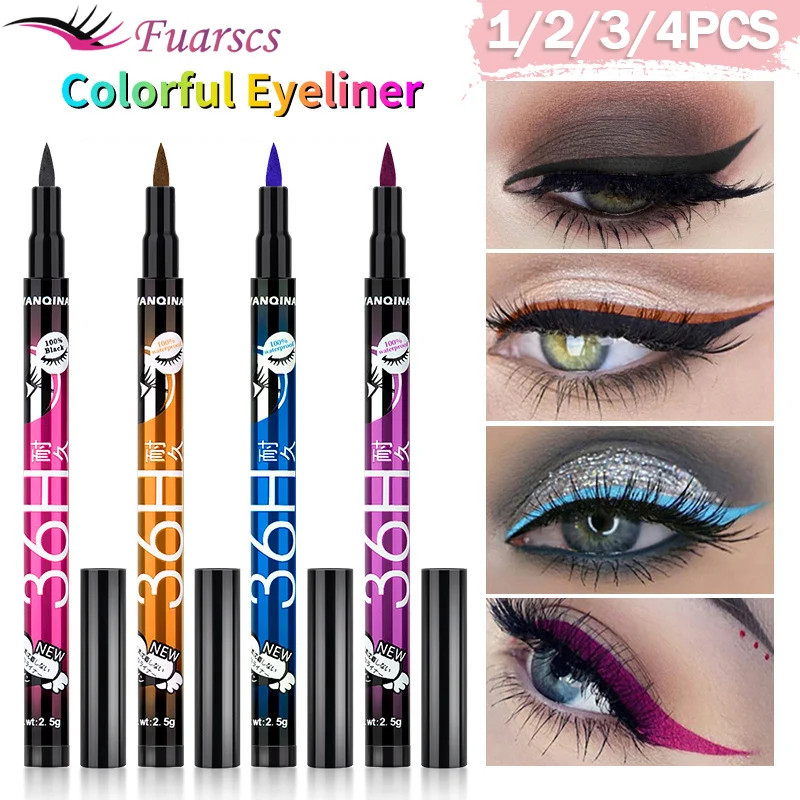 Best of Waterproof Eyeliner Pencil 36H Long-Lasting Precision Black Liquid Eye Liner Pen Makeup Quick-Dry No Blooming Cosmetics Tool Reviews & Tips