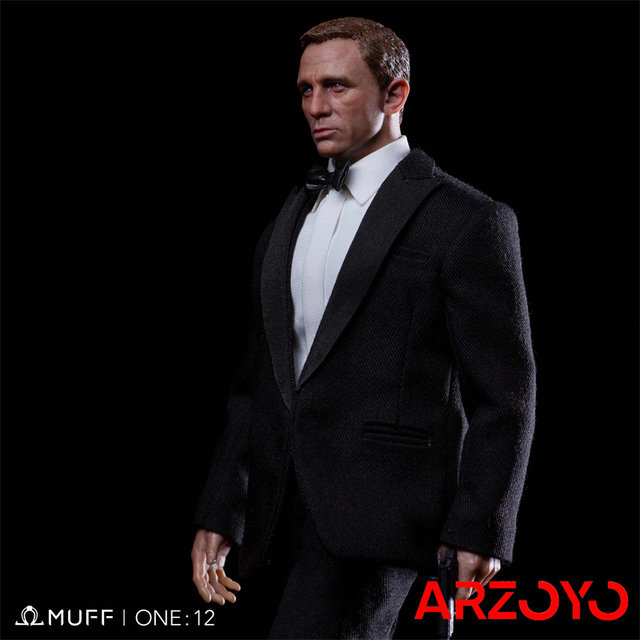 In Stock MUFF TOYS MF06 1/12 Top Agent Daniel Craig Action Figure 