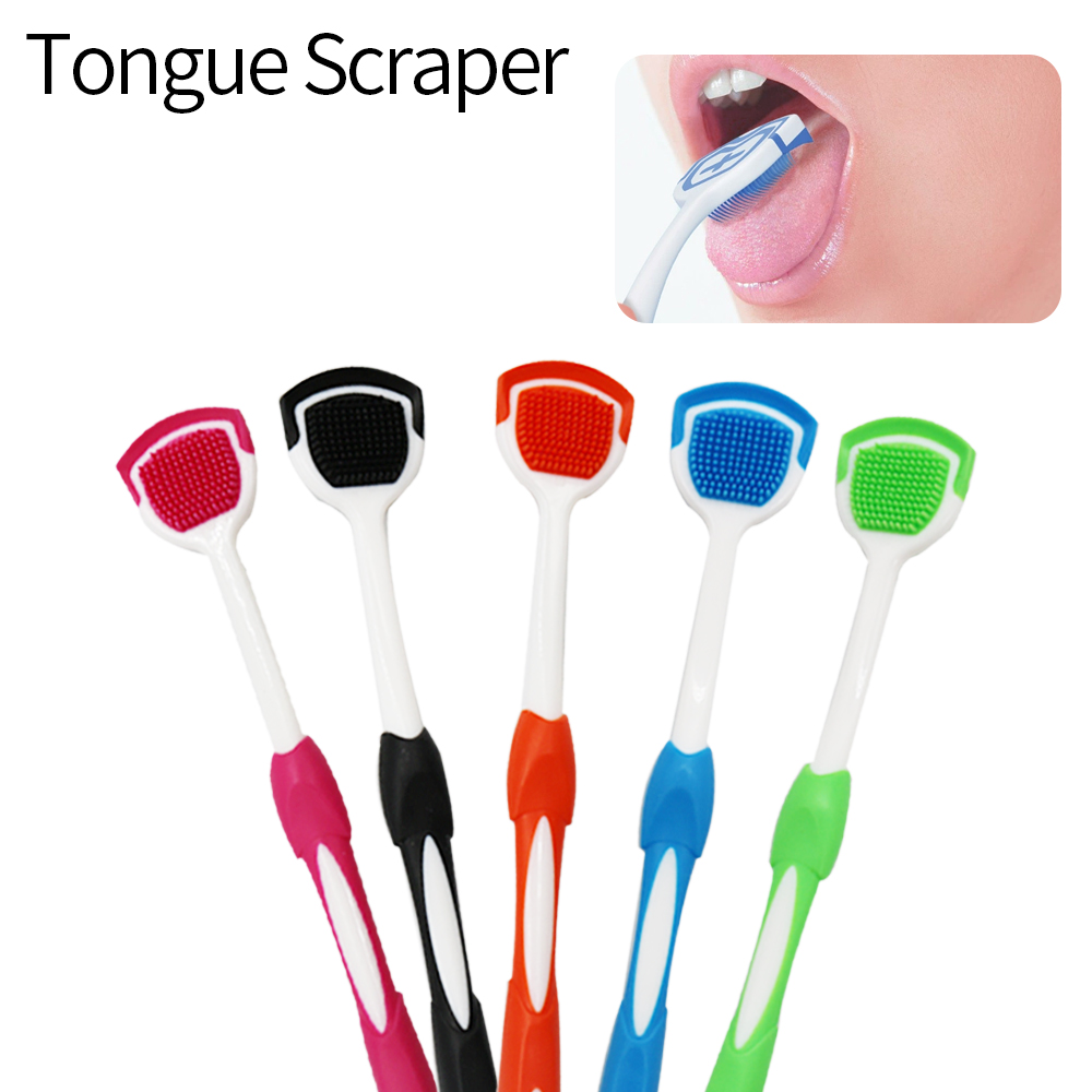 Best of Silicone Tongue Scraper Oral Cleaner Brush Clean Tongue Oral Cleaning Brushes Tongue Hygiene CareMouth Fresh Breath Scraping Reviews & Tips