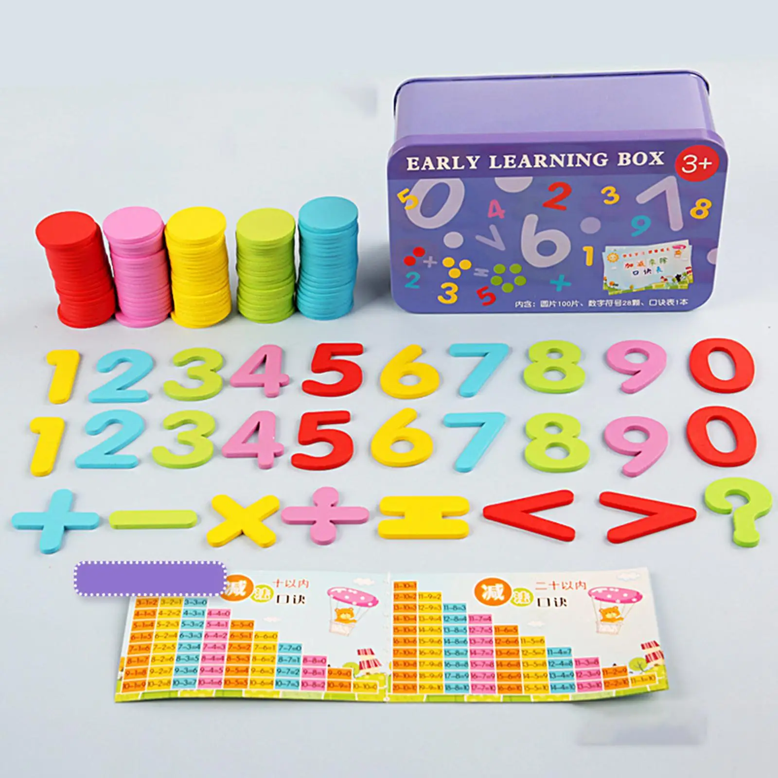 Math Learning Toy Birthday Gifts Teaching Aids for Home Preschool Classroom