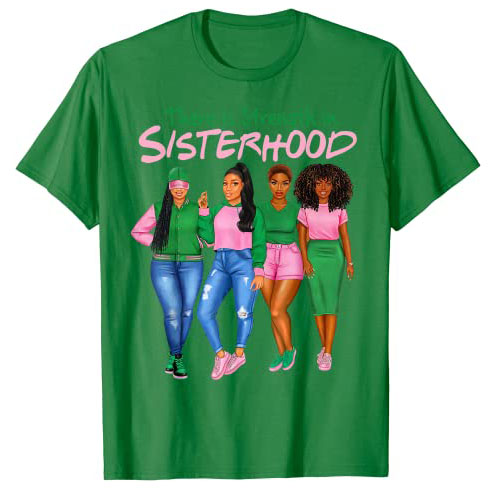 Es gibt Stärke in Schwestern schaft schwarze Geschichte Melanin Königin T-Shirt Afro amerikaner Schwestern Grafik T-Shirt Top Afro Sistas Kleidung – Detail 9