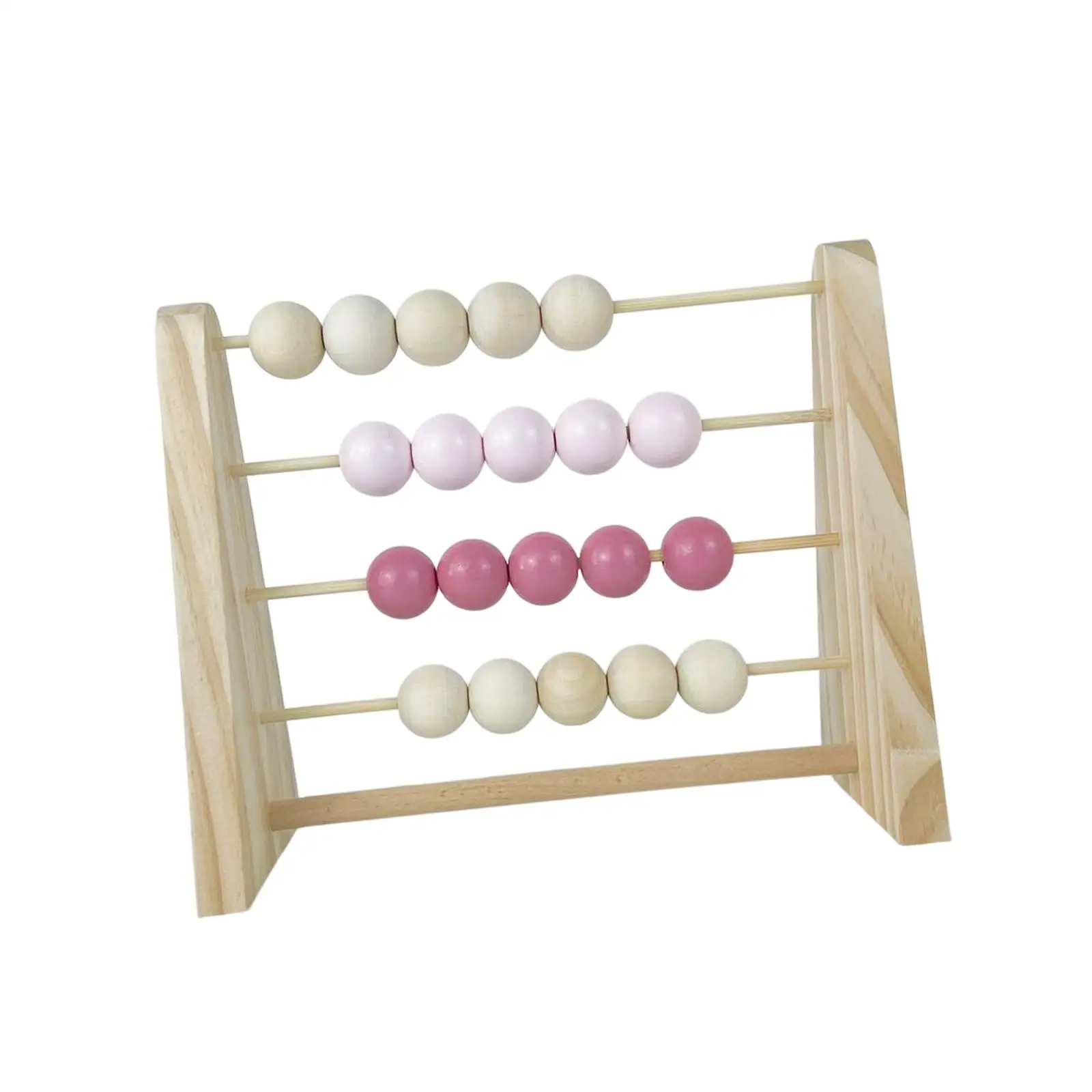 Wooden Abacus Arithmetic Wooden Beads Counting Frame for Boy Girl Children Preschool