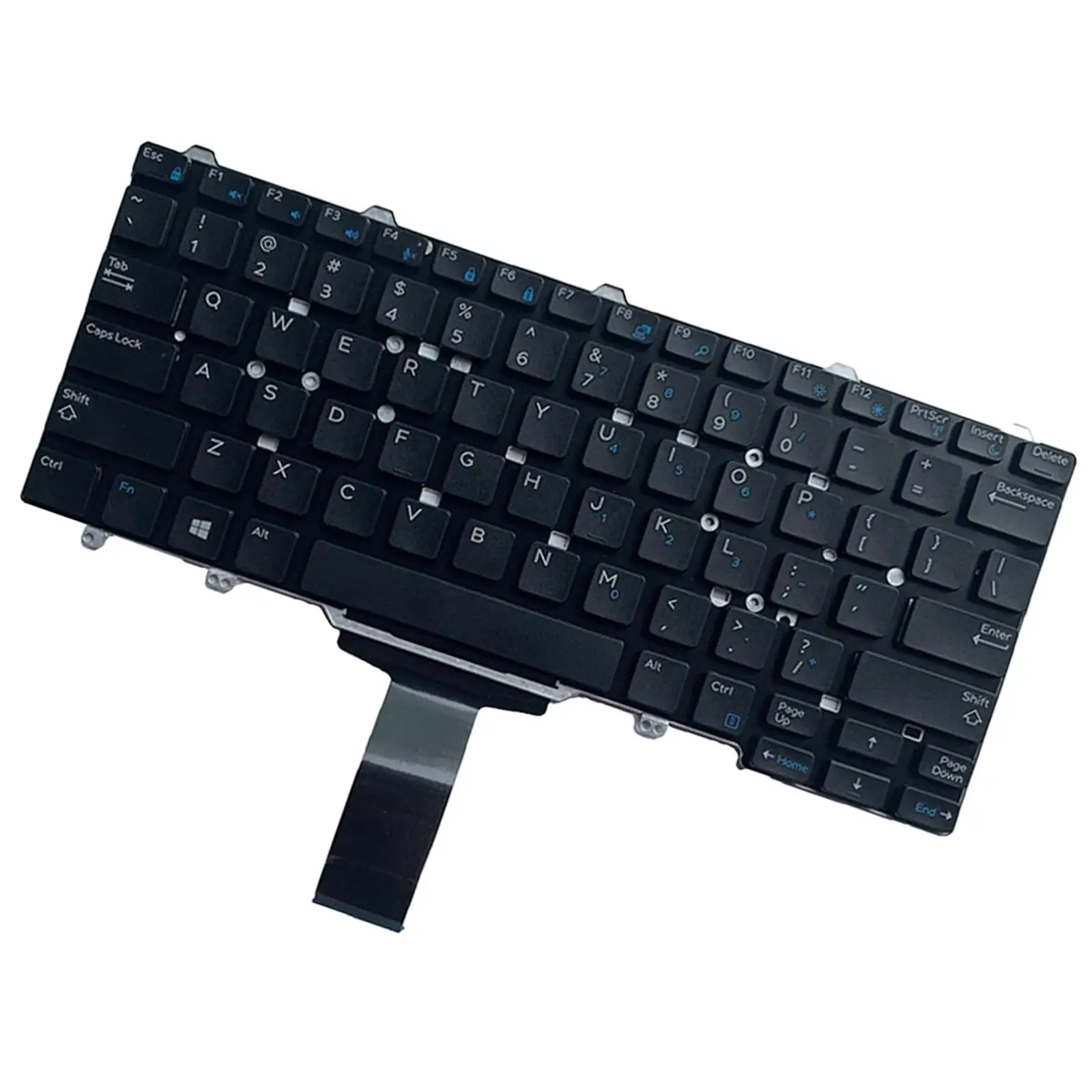 Laptop Keyboard US Layout Notebook ABS Keyboard Replacement for Dell Latitude 3340 3350 E3340 E5450 E7470 0VW6J9 SN7230