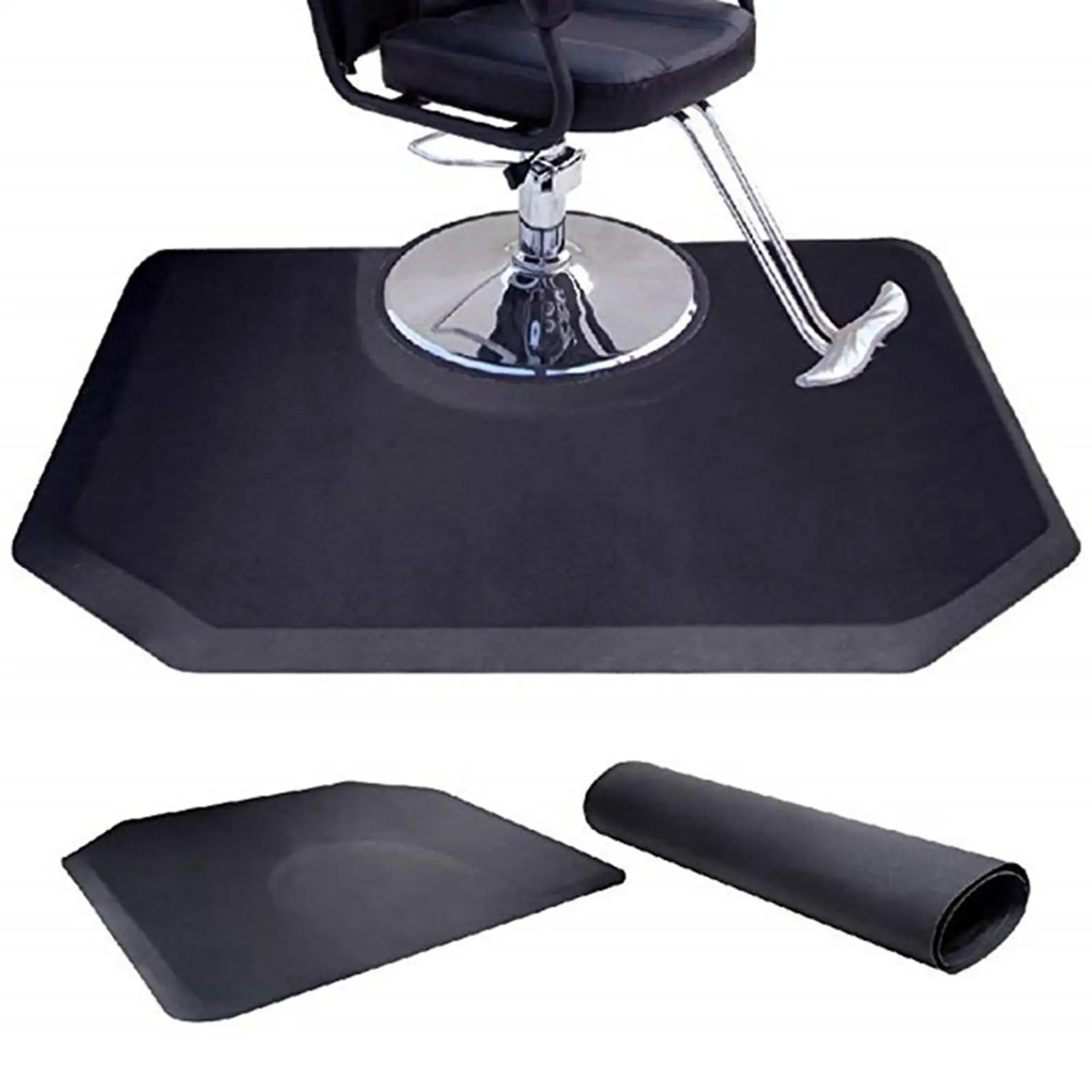 Barber Anti Fatigue Floor Mat Waterproof Salon Floor Mat Non Slip Pad Chair Cushion for Hairstylist Standing Barber Shop Kitchen