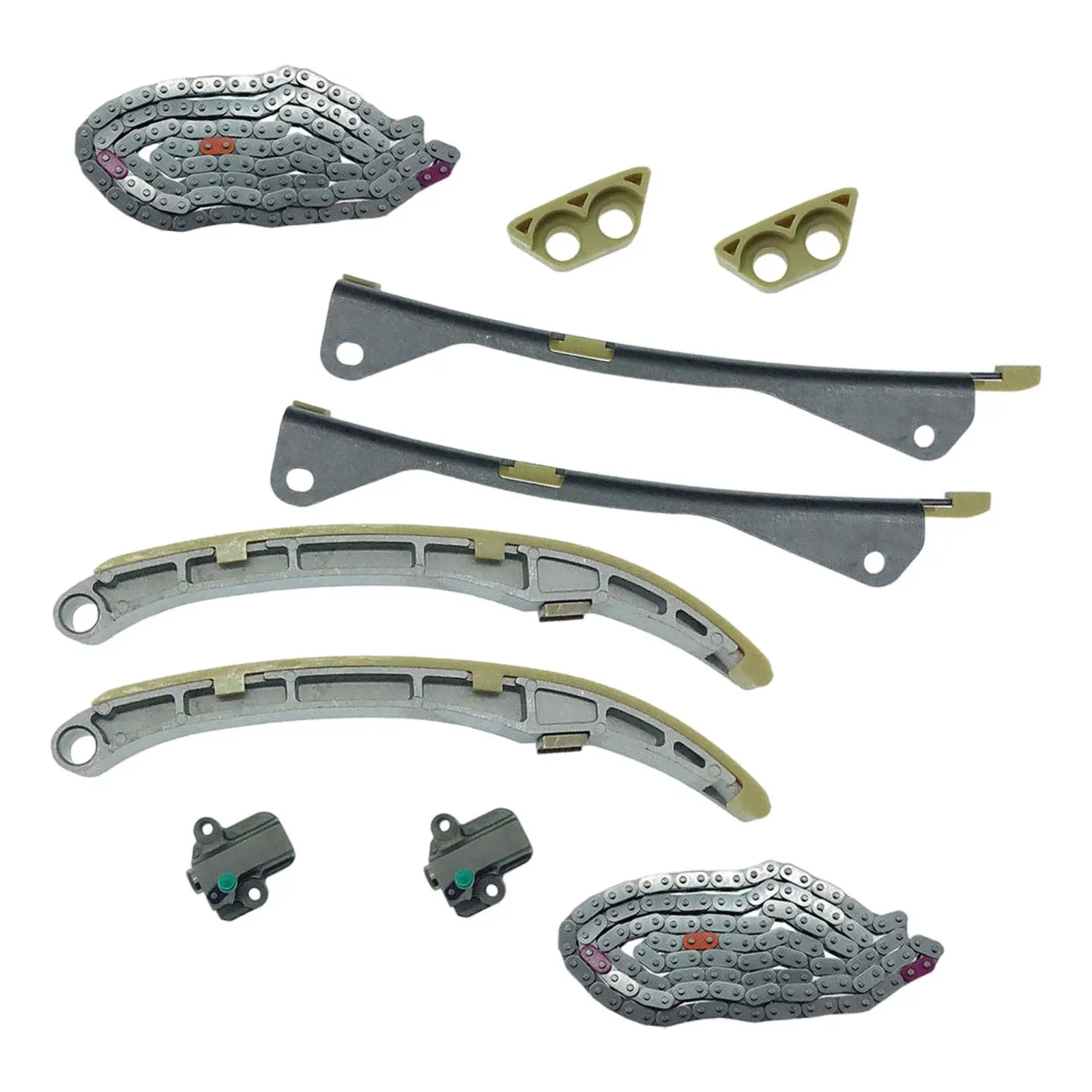 Engine Timing Chain Kit 24321-3L100 Car 24410-3cga3 for Azera 3.3L Telluride 3.8L Santa FE 3.3L Sorento 3.3L K900 3.3L 3.8L