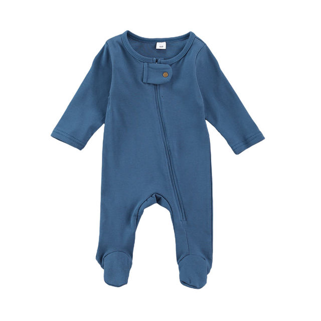 Newborn Baby Jumpsuit Zipper | Bodysuits One-pieces Newborn - 0-6m