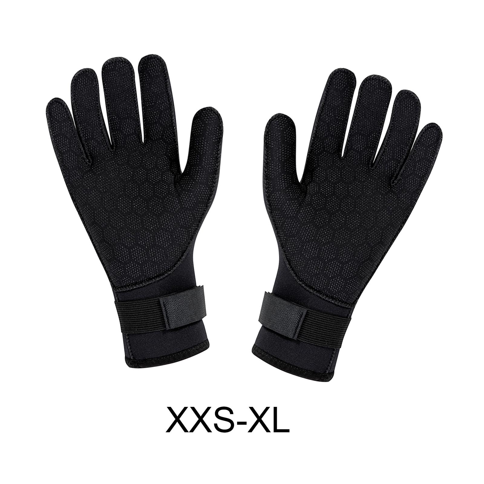 3mm Neoprene Gloves Antiskid Wetsuit Gloves for Men Women Snorkeling Fishing