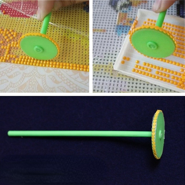 4Pcs Diamond Painting Roller Scroll Wheel Painting Drill Wheel Tools Point  Drill Pens Diamond Painting Cross