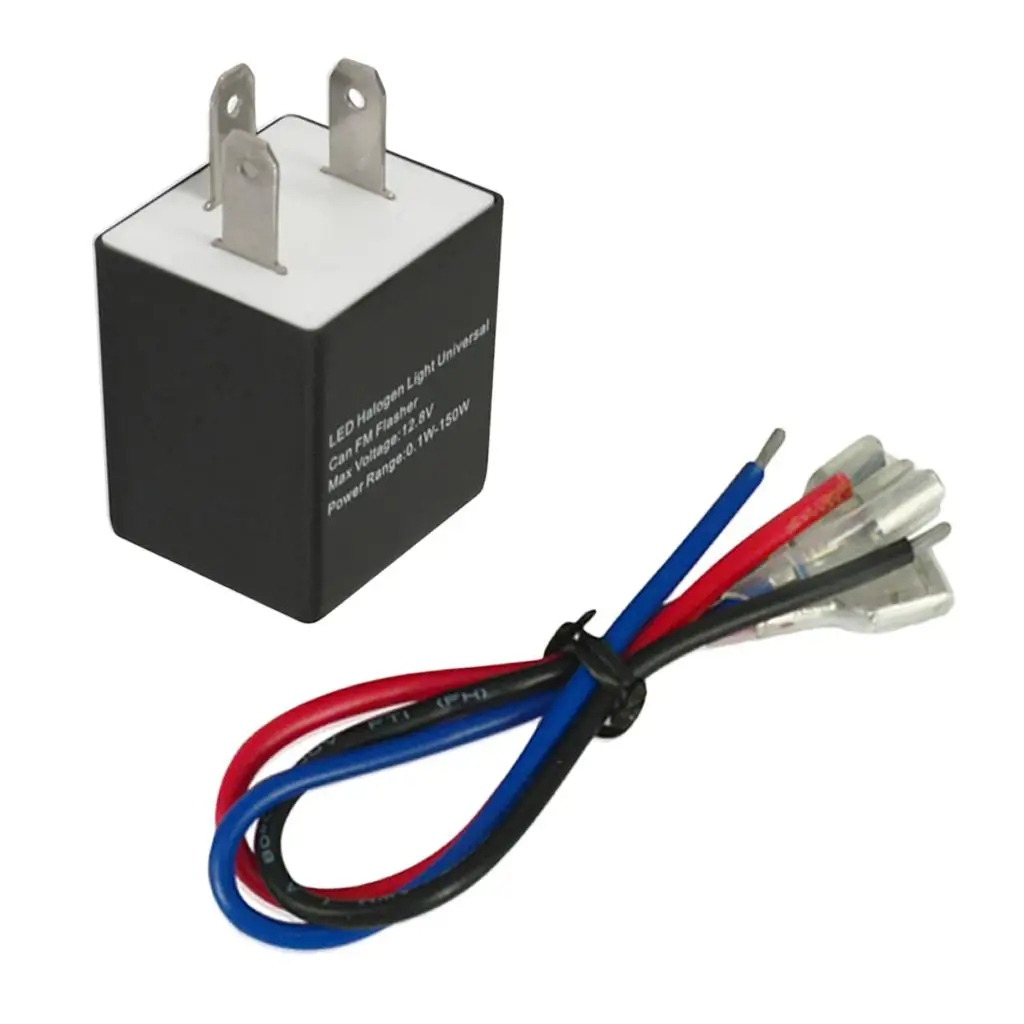 Adjustable LED Steering Light Flasher Relay for Motorcycle Vehicle