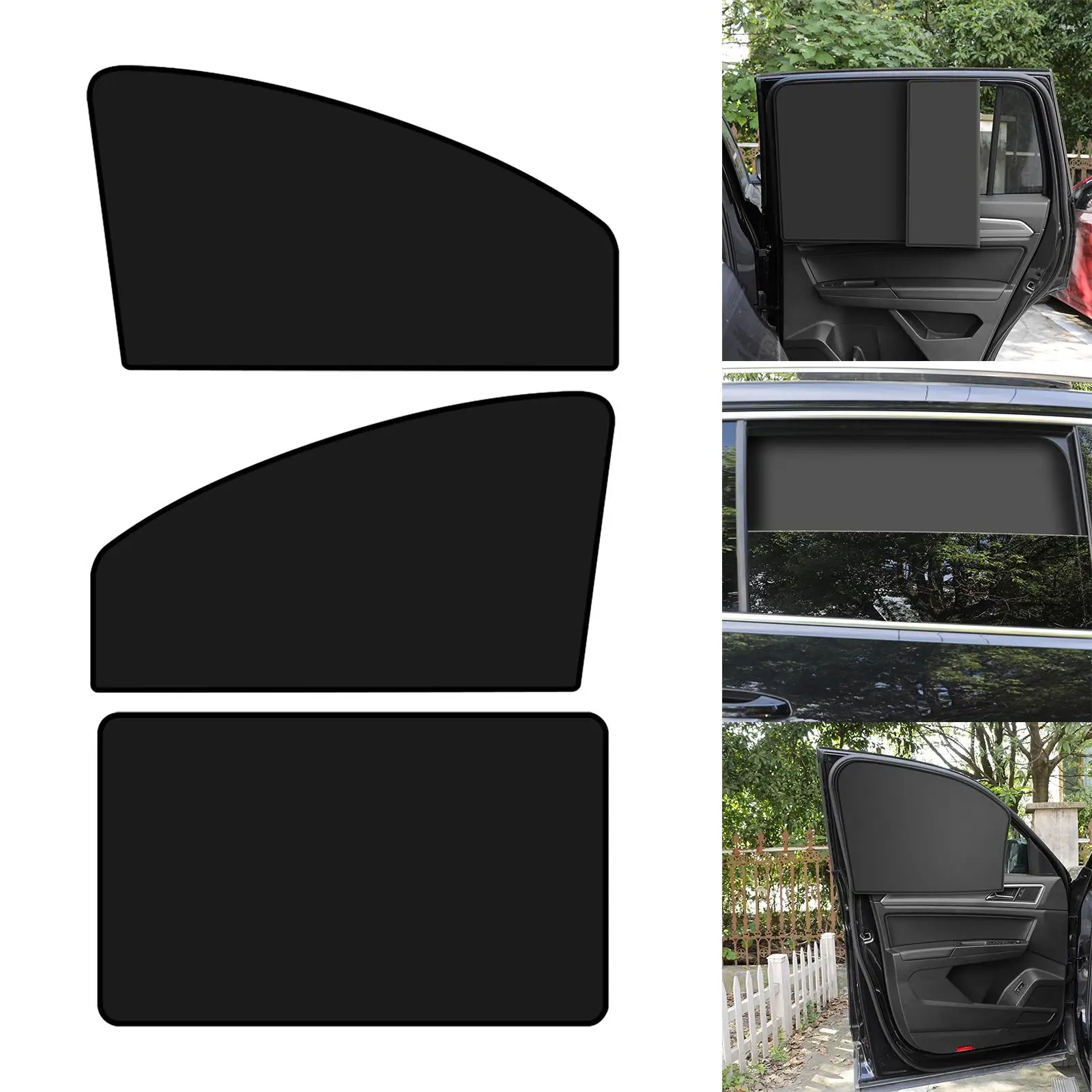 Magnetic Car Window Sunshade Blackout Automotive Curtain for Kids Baby