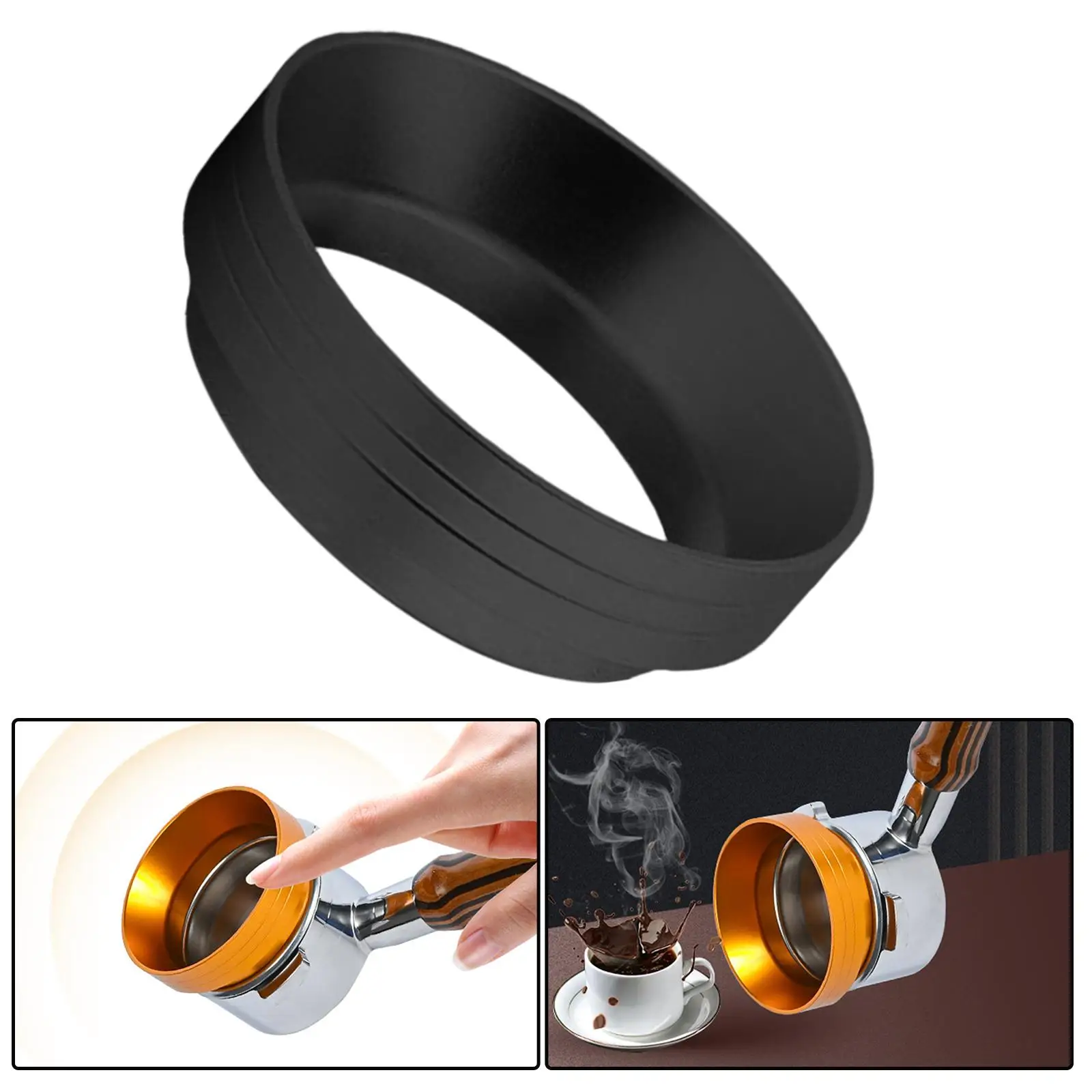Espresso Dosing Rings Funnel with Magnetic Coffee Maker Accessory Exquisite