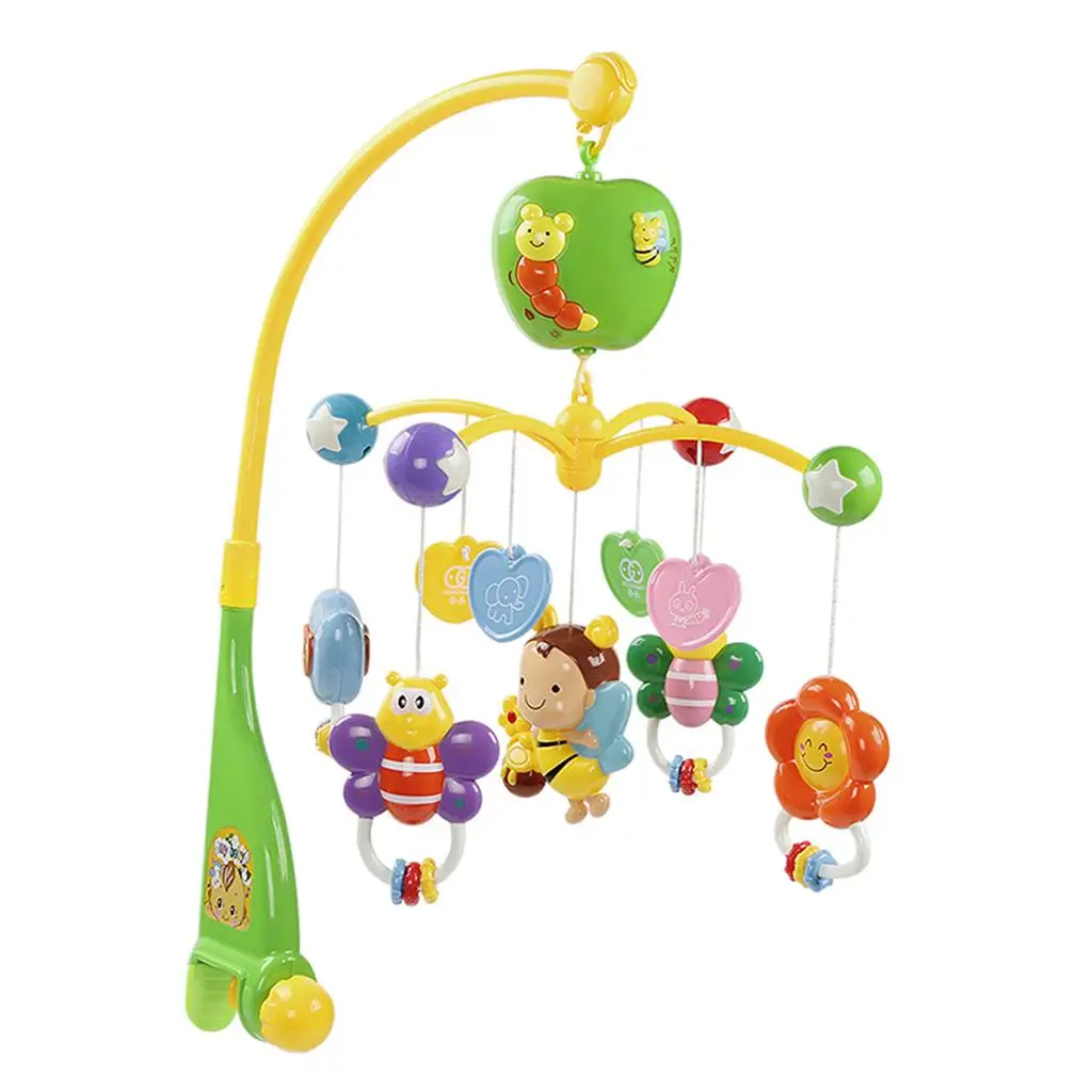 Baby MusicalMobile, Infant Bed Decoration Toy Hanging Rotating Bell with Melodies 