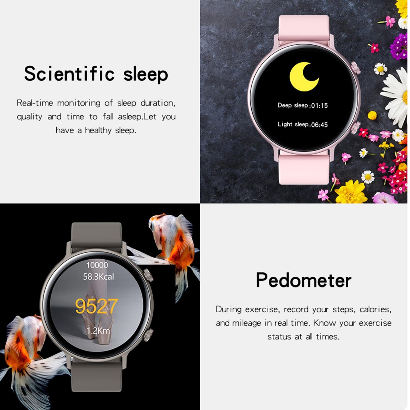 GW33PRO Adults Smart Watch Blood Oxygen Detection Step Counter Smart Reminder Stopwatch Waterproof Wristbands for Android IOS