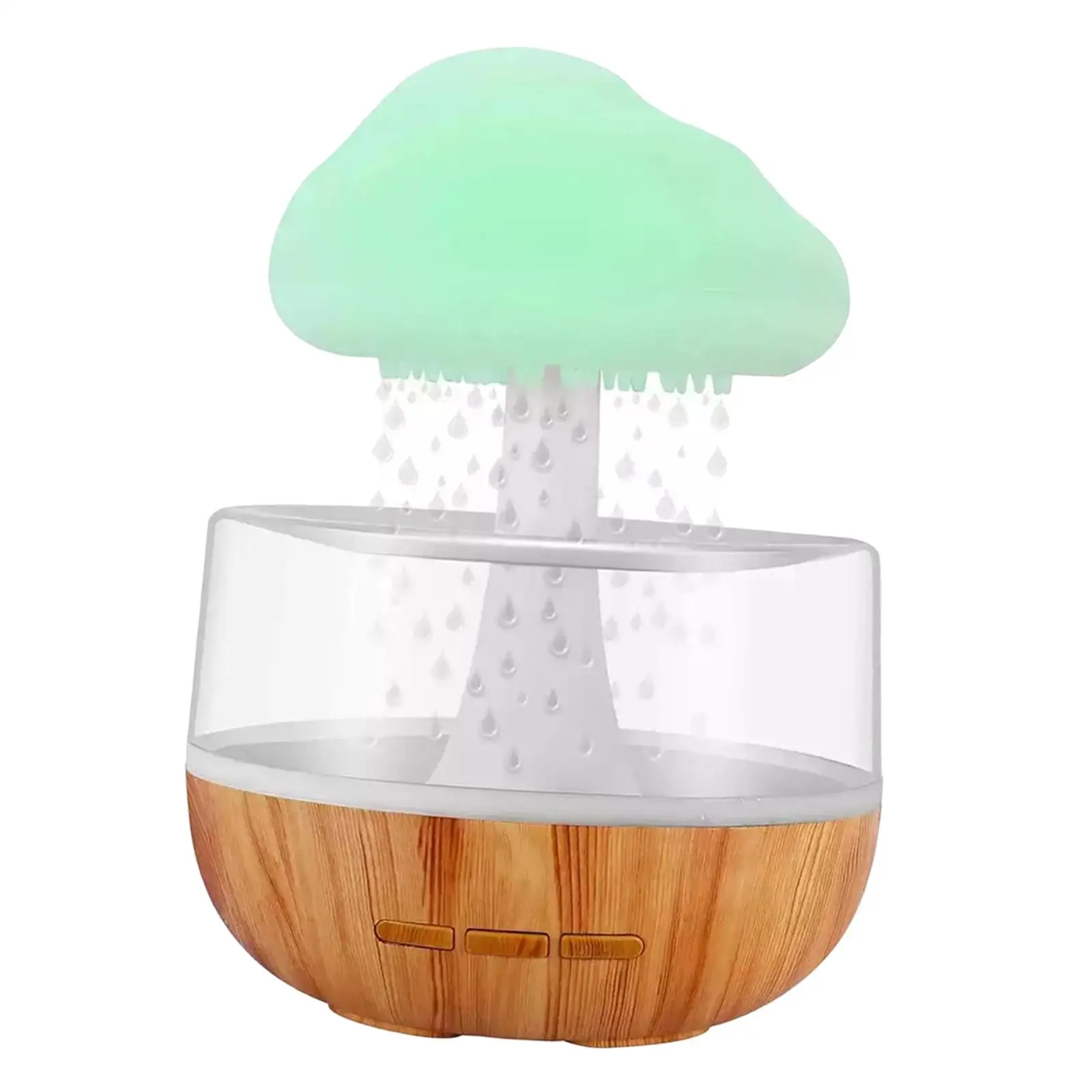 Colorful Air Humidifier Decor Centerpieces Quiet Scene Layout Air Purifier with Light Diffuser for Bedroom Desktop