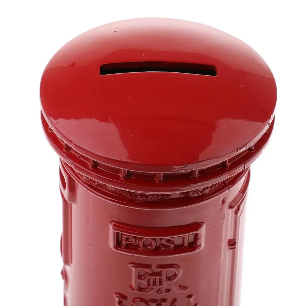 6``  Red Mailing Mailbox Piggy  Money Coin Box Collectible Gift
