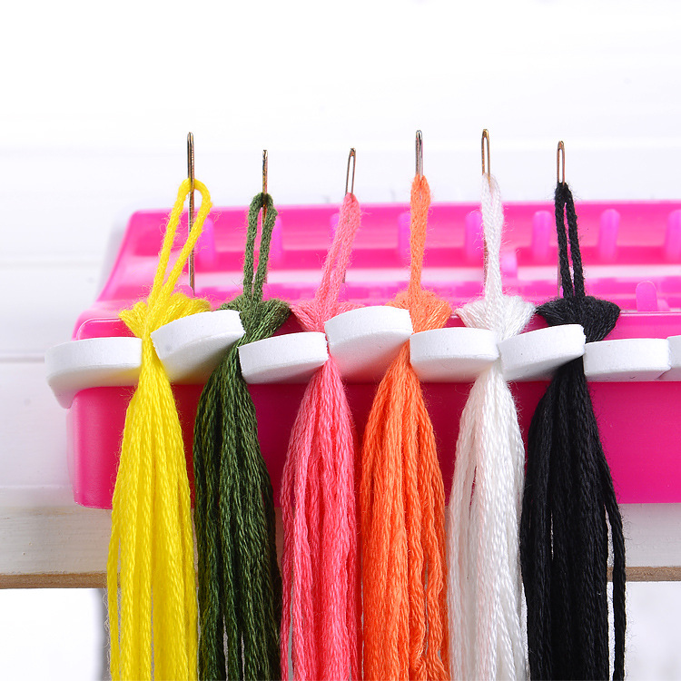 Description Picture 5 of itemSewing Floss Thread Organizer Holder 30 Positions Cross Stitch Row Line Embroidery Floss Sewing Tool DIY Apparel Accessories
