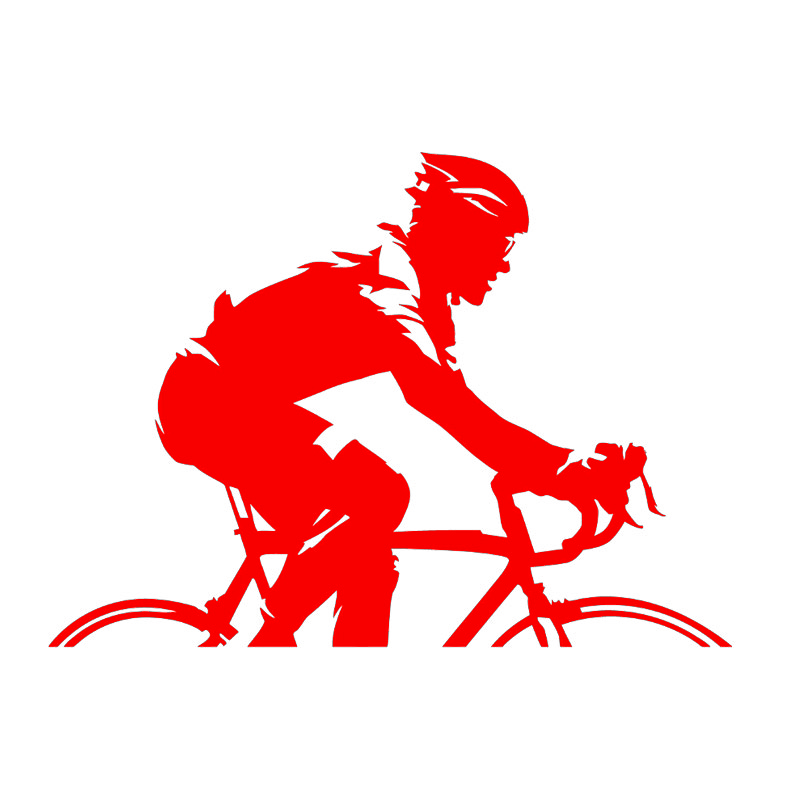 Autoaufkleber, Fahrradrennen, Radfahren, Radfahren, Sport, lustig, Auto-Windschutzscheibe, PVC, wasserdicht, Sonnenschutzaufkleber, 23 cm x 16 cm – Detail 5