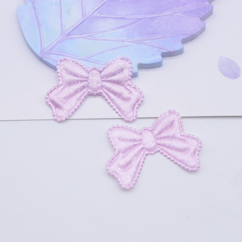 50Pcs 30*20mm Fliege Tuch Applique für Hochzeit Kleidung Nähen Liefert Patches DIY Stern Rahmen Album decor Zubehör – Detail 3